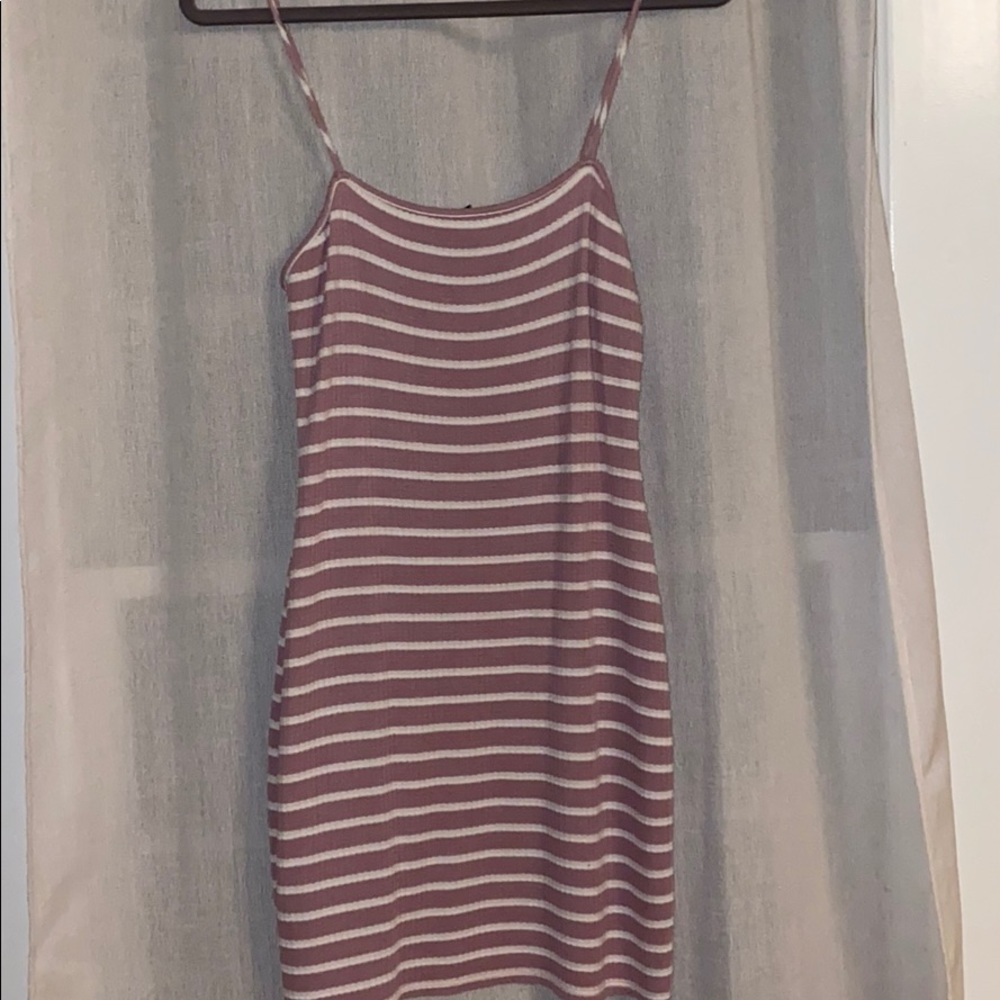 Purple and white body-con